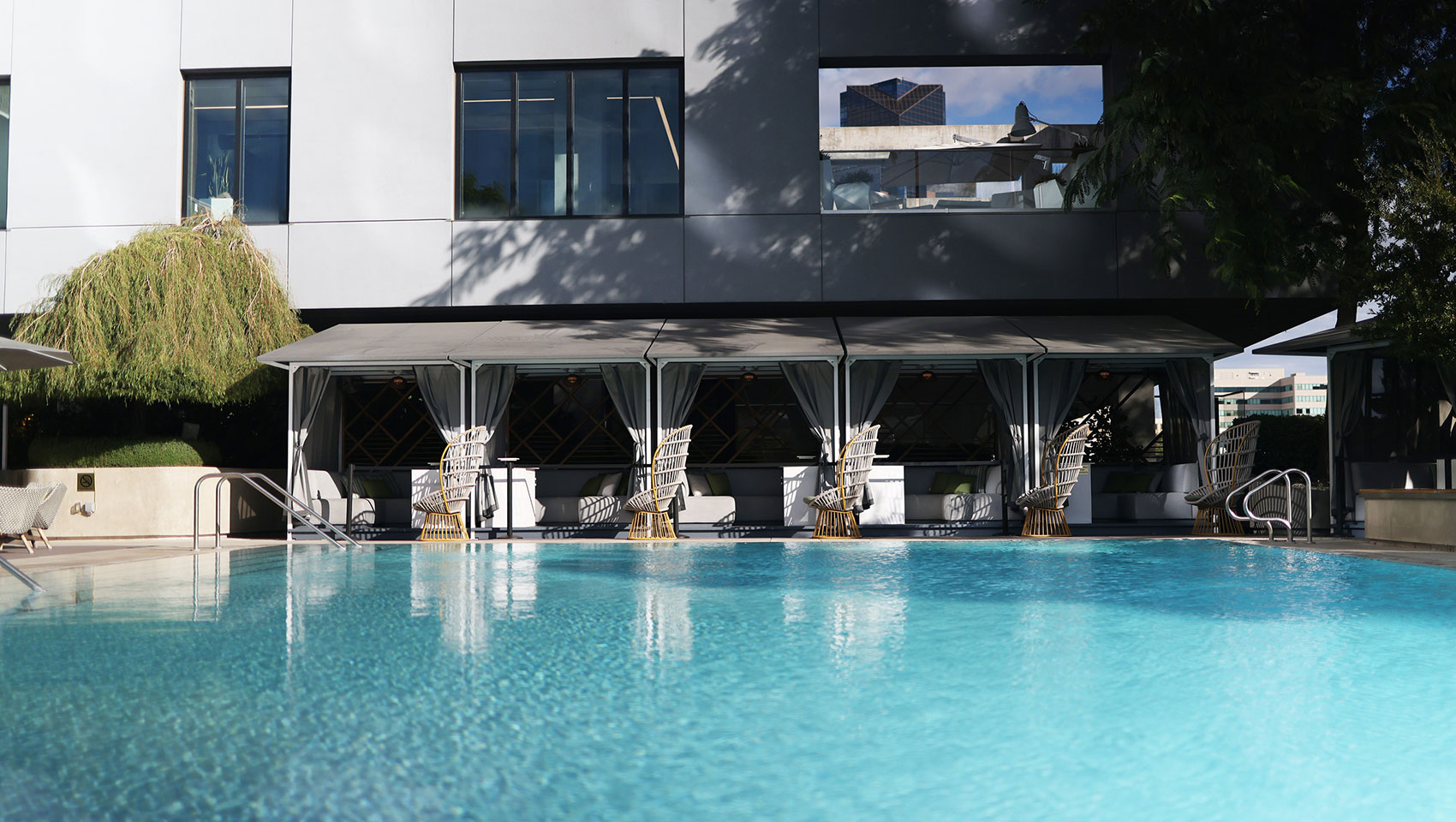 sawyer pool with lounge chairs