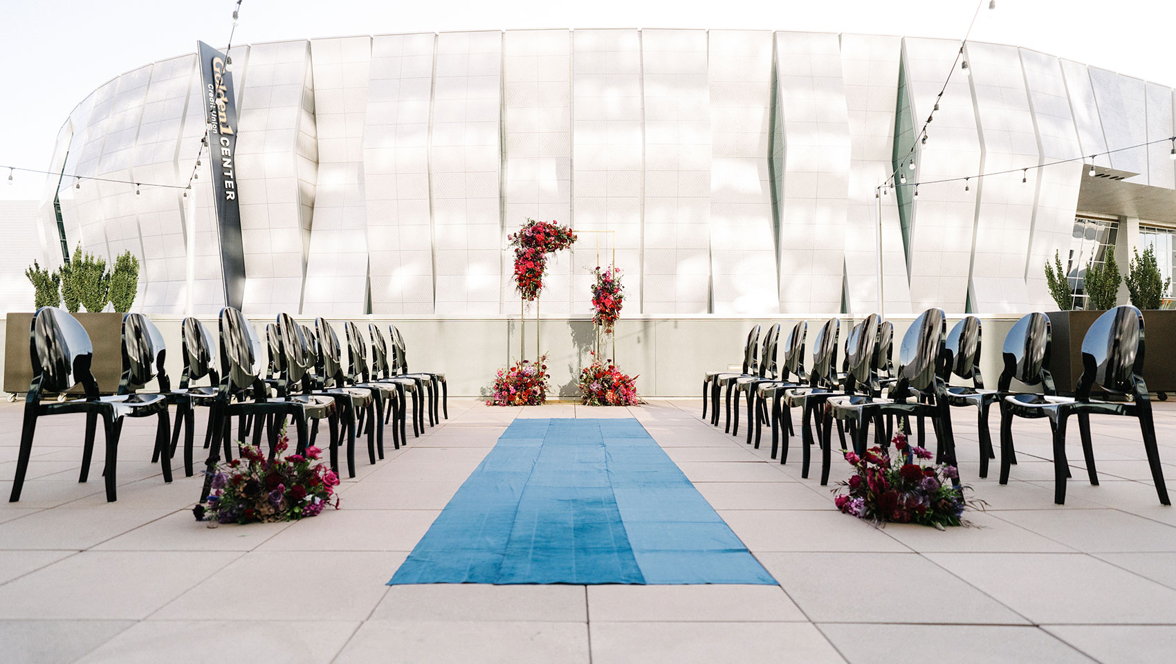 rooftop wedding ceremony