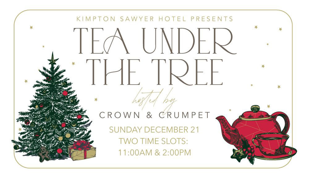 Tea under the tree web tile