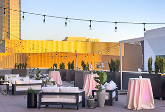 terrace lounge set-up